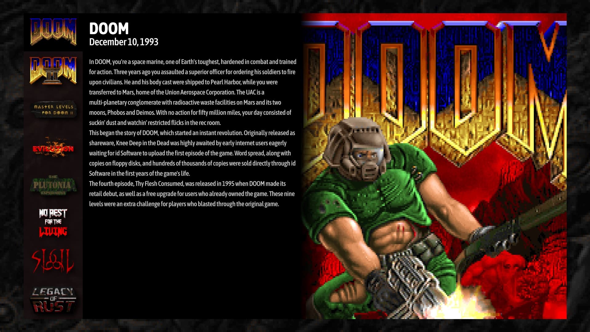 Doom Menu