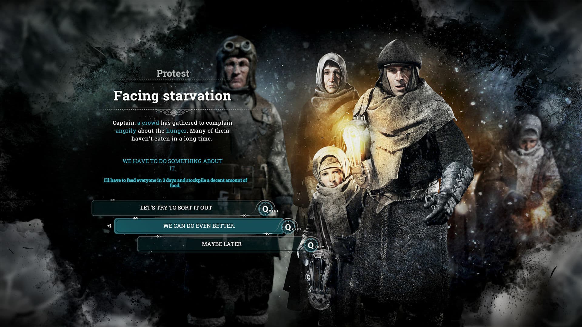 Frostpunk starvation